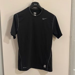 BNWT Nike Pro Dri-Fit Shirt, black, new with tags. Short sleeve. Size Medium